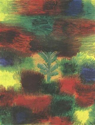 Маленькое деревце среди кустарника, 1919