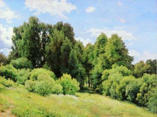Лесная поляна 1897 81х109