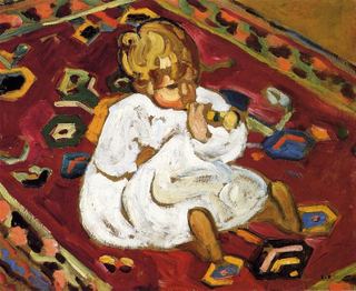 Ребенок с трубой, 1910