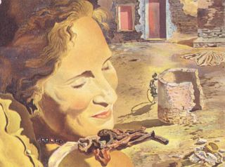 Портрет Галы с двумя бараньими отбивными на плече, 1933