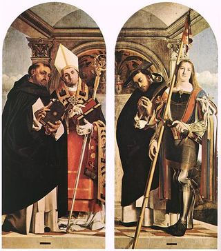 Святые Фома Аквинский и Флавиан, Святые Петр Мученик и Вит, 1508