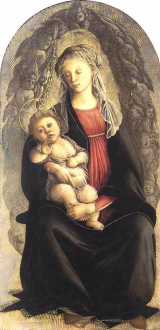 Мадонна во славе с Серафимом, 1470