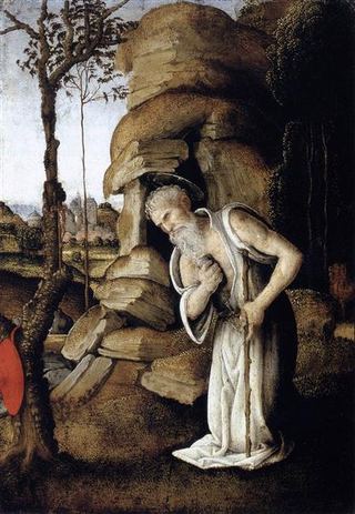 Кающийся святой Иероним, c.1485