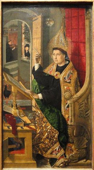 Святой Августин, 1485 - Бартоломе Бермеджо