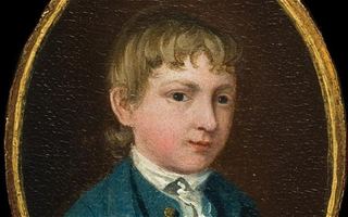 Миниатюрный портрет мальчика (предположительно автопортрет), около 1737 года