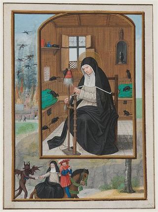Святая Гертруда Нивельская, 1523