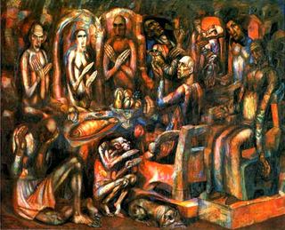 Праздник королей, 1913 - Павел Филонов