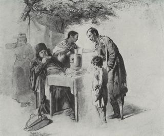 Чаепитие в Мытищах под Москвой, 1862 - Василий Перов
