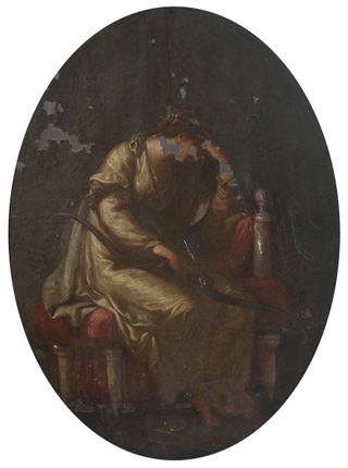 Пенелопа, оплакивающая лук Одиссея