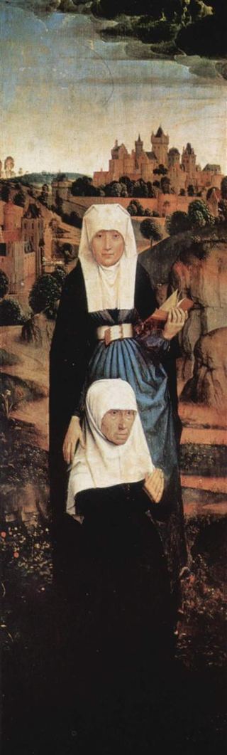 Молящийся донор со святыми, 1470