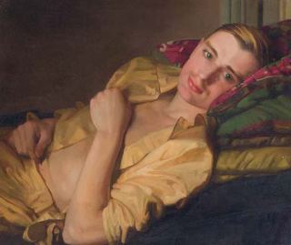 Лежащий мужчина