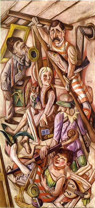 Сон, 1921 - Макс Бекманн