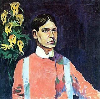 Автопортрет, 1913 - Аристарх Лентулов