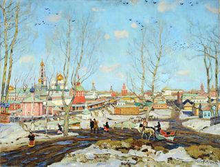 Весна в Троицкой лавре