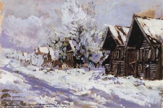Зимой. 1914