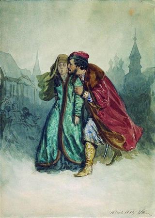 Купец Калашников, 1868 - Илья Репин