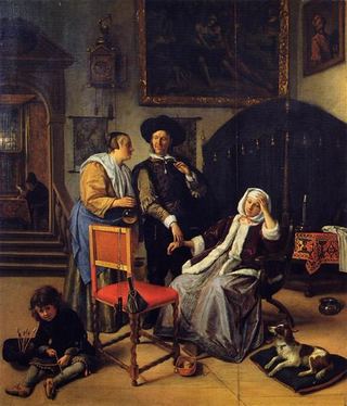 Визит доктора, c.1661 - 1662