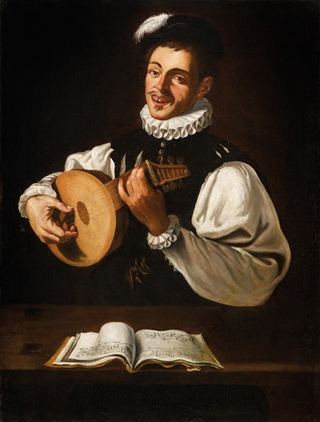 Лютнист, 1596