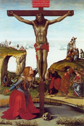 Распятие со святой Марией Магдалиной, c.1490