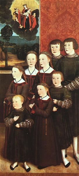Дети Конрада Релингера, 1517 - Бернхард Стригель
