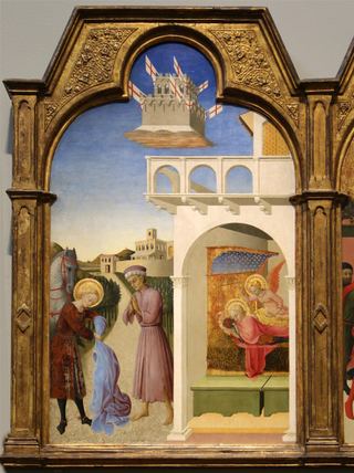 Полиптих Сансеполькро (фрагмент), c.1437 - c.1444 - Иль Сассетта (Стефано ди Джованни)