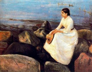 Летняя ночь (Ингер на берегу), 1889