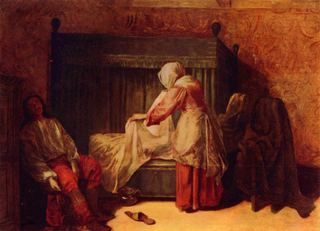 Утренний туалет молодого человека, c.1656