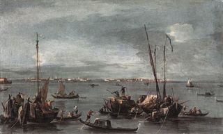 Лагуна, смотрящая на Мурано со стороны Нового Фондамента, 1765 - 1770