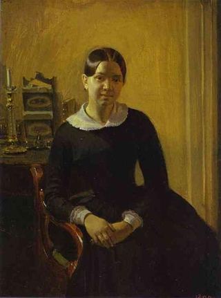 Портрет Анны Жданович, 1848 - Павел Федотов