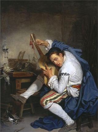 Гитарист, 1757