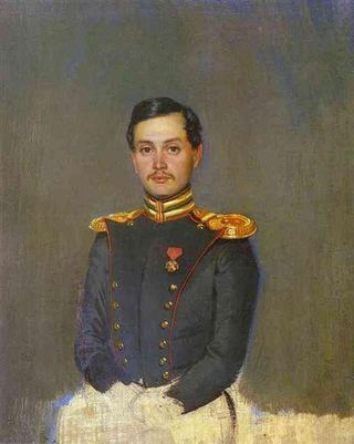 Портрет секунд-капитана Ванновского, 1849 - Павел Федотов