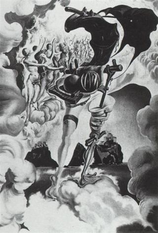 Аллегория закатного воздуха (Аллегория Вечного вечера), 1940 - 1941