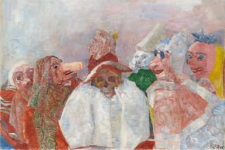 Маски, насмехающиеся над смертью, 1888
