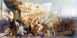 Эскиз «Факела Нерона», 1876 - Генрих Семирадский