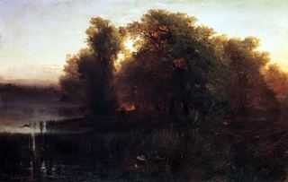 Вечерний пейзаж. 1861