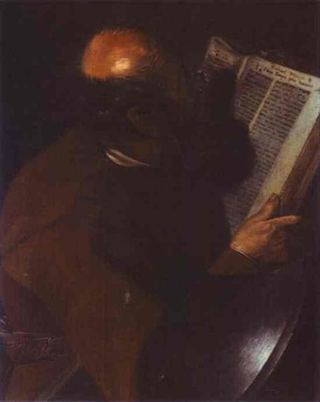 Святой Матфей, ​​1615 - 1620 - Жорж де ла Тур
