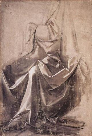 Драпировка сидящей фигуры, 1480