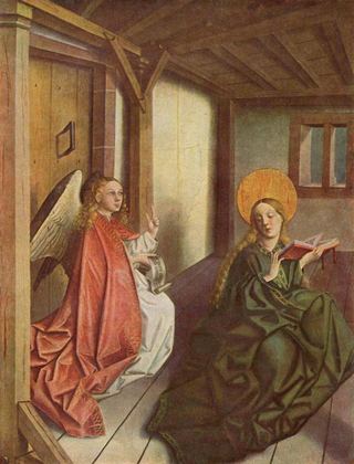 Благовещение, c.1440 - Конрад Витц