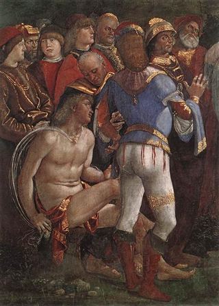 Завещание и смерть Моисея (фрагмент), 1481 - 1482
