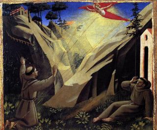 Получение стигматов, c.1429 - От Анджелико