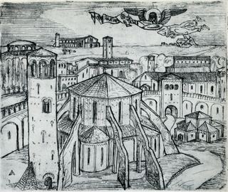 Воспоминания о Равенне, 1914 - Эль Лисицкий