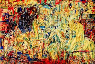 Всадники, 1911 - Павел Филонов