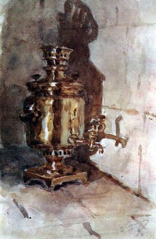Самовар, 1876 - Василий Суриков