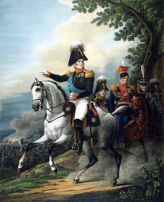 Конный портрет Александра I. 1820-е. Л. Поль по оригиналу Кипренского. Эрмитаж
