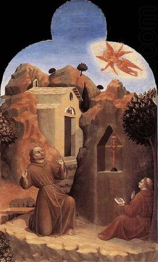Стигматизация Святого Франциска, c.1437 - c.1444 - Иль Сассетта (Стефано ди Джованни)