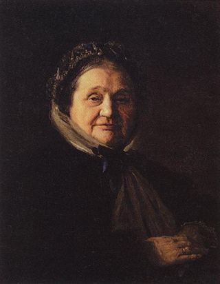 Портрет В. Н. Воейковой, бабушки художника, 1867 - Василий Поленов