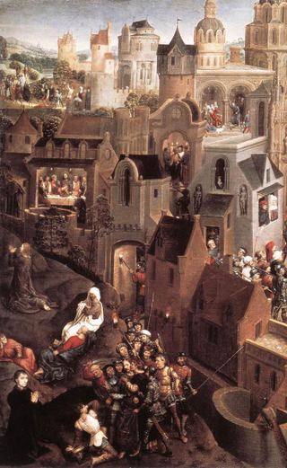 Сцены Страстей Христовых (левая сторона), 1470 - 1471