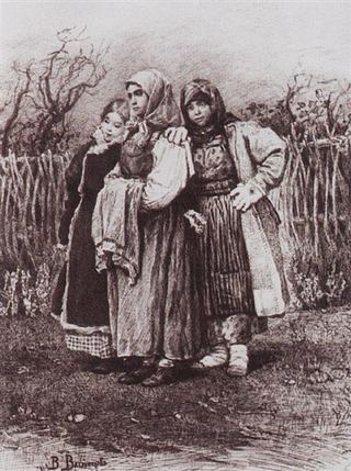 Playmates, 1878 - Виктор Васнецов