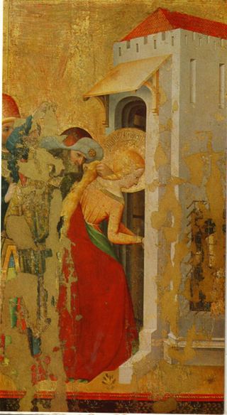 Алтарь Варвары из церкви Каланти в Финляндии, ок.1410 - ок.1415