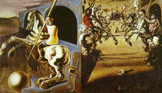 Конный парад (возможно, сценография к «Ромео и Джульетте»), 1942